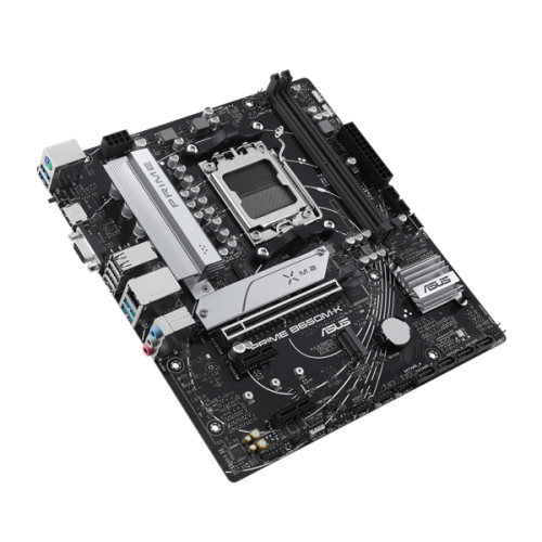 ASUS PRIME B650M-K, Socket AM5, B650, 2*DDR5, HDMI+VGA, 4xSATA 6+ RAID, 2xM2,  USB 3.2, USB 2.0, mATX; 90MB1F60-M0EAY0