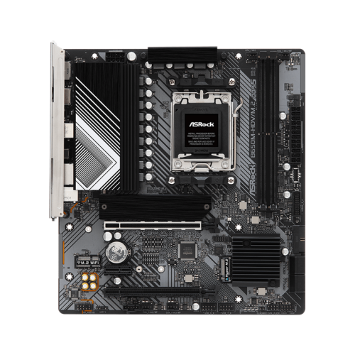ASROCK B650M-HDV/M.2, AM5, B650, 2*DDR5, HDMI+DP, 4xSATA3 6.0, M.2 Socket, RAID, USB 3.2, USB 2.0, Type-C, mATX