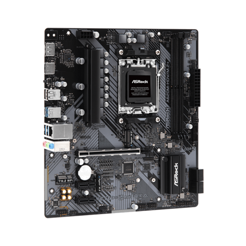 ASROCK A620M-HDV/M.2+, AM5, A620, 2*DDR5, HDMI+DP, 4xSATA3 6.0, M.2 Socket, RAID, USB 3.2, USB 2.0, Type-C, mATX