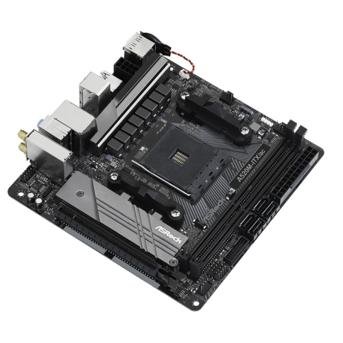 ASROCK A520M-ITX/AC, AM4, A520, 2*DDR4, HDMI+DP, 4xSATA3 6.0 RAID, M.2 Socket, 3xUSB 3.2, Type-C, 2xUSB 2.0, mITX; 90-MXBDG0-A0UAYZ