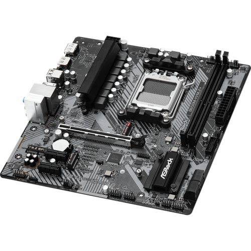 ASROCK B650M-H/M.2+, AM5, B650, 2*DDR5, HDMI+DP, 4xSATA3 6.0, M.2 Socket, RAID, USB 3.2, USB 2.0, Type-C, mATX