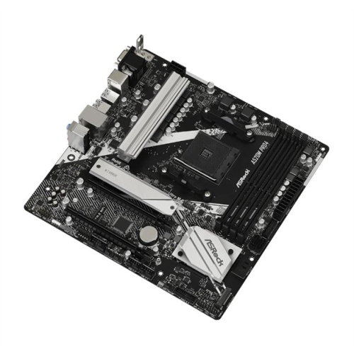 ASROCK A520M PRO4, AM4, A520, 4*DDR4, HDMI+DP+D-Sub, 4xSATA3 6.0 RAID, M.2 Socket, 6xUSB 3.2, Type-C, 2xUSB 2.0, mATX; 90-MXBDU0-A0UAYZ