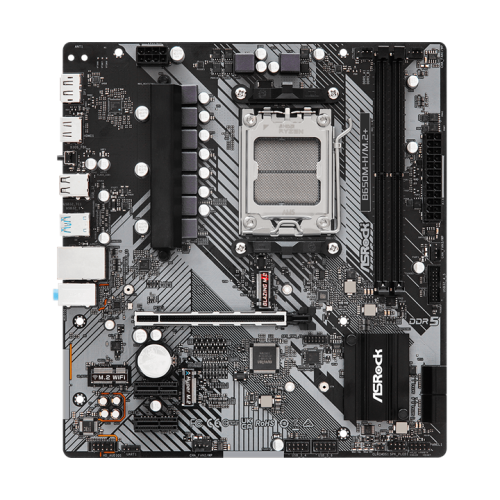 ASROCK B650M-H/M.2+, AM5, B650, 2*DDR5, HDMI+DP, 4xSATA3 6.0, M.2 Socket, RAID, USB 3.2, USB 2.0, Type-C, mATX