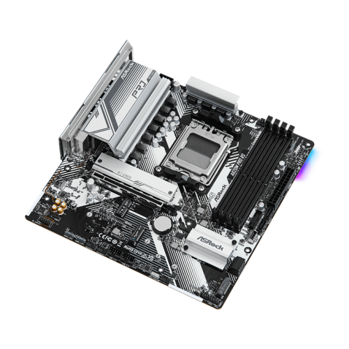 ASROCK A620M PRO RS, AM5, A620, 4*DDR5, HDMI+DP, 4xSATA3 6.0, M.2 Socket, RAID, USB 3.2, USB 2.0, Type-C, mATX