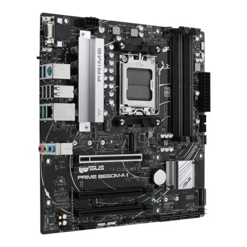 ASUS PRIME B650M-A II-CSM, Socket AM5, B650, 4*DDR5, HDMI+DP+VGA, 4xSATA3 + RAID, M2, Audio, Gb LAN, USB 3.2, USB 2.0, mATX; 90MB1EH0-M0EAY0