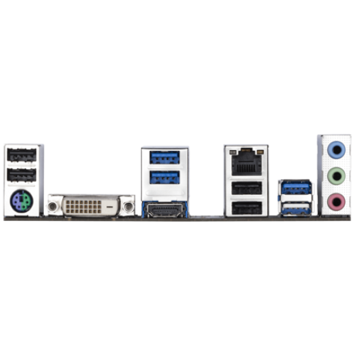 GIGABYTE B550M DS3H, AM4, B550, 4*DDR4, DVI-D+HDMI,  4 SATA 6 Гб/с, M2, Audio, Gb LAN, USB 3.2, USB 2.0, COM*1 header, mATX