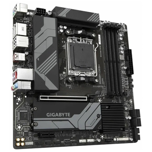 GIGABYTE B650M DS3H, AM5, B650, 4*DDR5, DP+HDMI,  4 SATA 6 Гб/с, M2, Audio, Gb LAN, USB 3.2, Type-C, COM*1 port, mATX