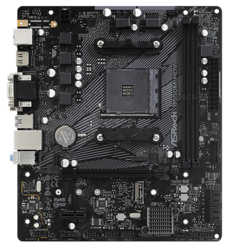 ASROCK B550M-HDV, AM4, B550, 2*DDR4, D-Sub+DVI-D+HDMI, 4xSATA3 6.0 (RAID), M.2 Socket, 4xUSB 3.2,  2xUSB 2.0, mATX; 90-MXBDJ0-A0UAYZ