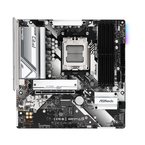 ASROCK A620M PRO RS, AM5, A620, 4*DDR5, HDMI+DP, 4xSATA3 6.0, M.2 Socket, RAID, USB 3.2, USB 2.0, Type-C, mATX