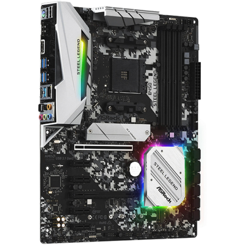 ASROCK B450 STEEL LEGEND , AM4, B450, 4*DDR4, HDMI+DP, 4xSATA3 6.0, M.2 Socket, 4xUSB 3.2, 2xUSB 2.0, Type-C, ATX; 90-MXBA00-A0UAYZ