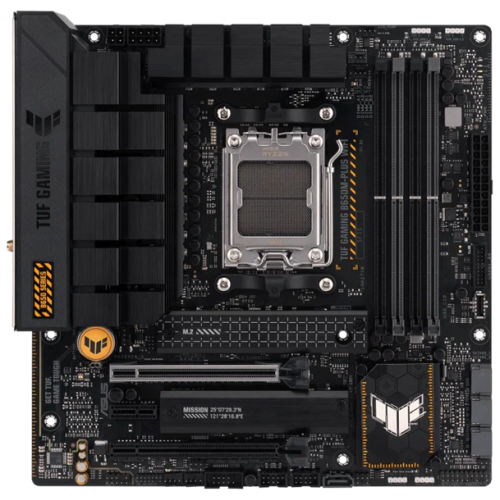 ASUS TUF GAMING B650M-PLUS WIFI, Socket AM5, B650, 4*DDR5, HDMI+DP, 4xSATA3 + RAID, M2, Audio, Gb LAN, USB 3.2, USB 2.0, mATX; 90MB1BF0-M0EAY0