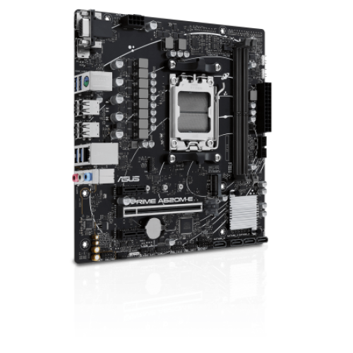 ASUS PRIME A620M-E-CSM, Socket AM5, A620, 2*DDR5,  DP+VGA+HDMI, 4xSATA3, M2, Audio, Gb LAN, USB 3.2, USB 2.0, mATX; 90MB1F50-M0EAYC
