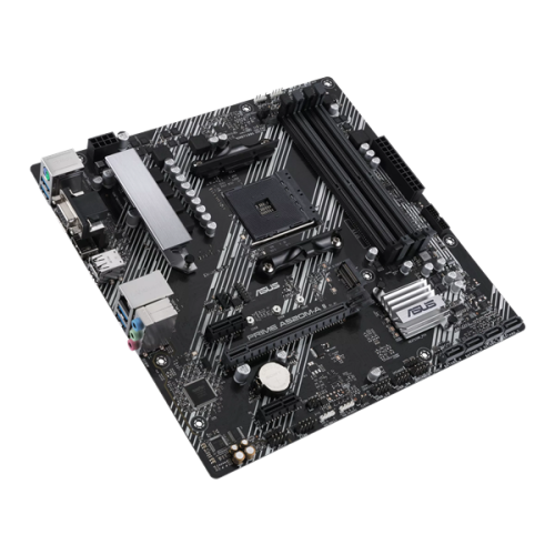 ASUS PRIME A520M-A II/CSM, Socket AM4, A520, 4*DDR4,  D-Sub+DP+HDMI, SATA3 + RAID, Audio, Gb LAN, USB 3.2*5, USB 2.0*4, COM*1 header (w/o cable), mATX ; 990MB17H0-M0EAYC