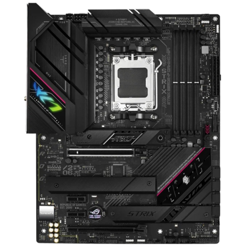 ASUS ROG STRIX B650E-F GAMING WIFI, Socket AM5, B650, 4*DDR5, HDMI+DP, 4xSATA3 + RAID, M2, Audio, Gb LAN, USB 3.2, USB 2.0, ATX; 90MB1BQ0-M0EAY0