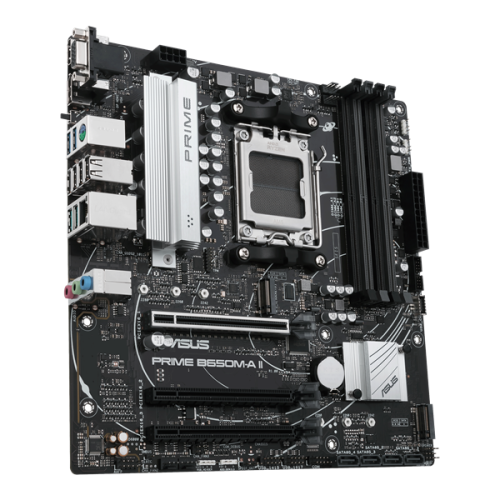 ASUS PRIME B650M-A II-CSM, Socket AM5, B650, 4*DDR5, HDMI+DP+VGA, 4xSATA3 + RAID, M2, Audio, Gb LAN, USB 3.2, USB 2.0, mATX; 90MB1EH0-M0EAY0
