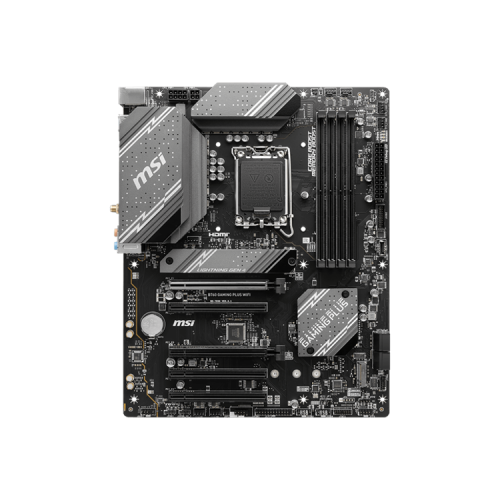 MSI B760 GAMING PLUS WIFI DDR5 S1700, B760, 4xDDR5 DIMM, 2PCI-Ex16, 4SATA3, 7.1-ch, 2.5GLAN, 7 USB 3.2, 2 USB Type-C, HDMI, DP, mATX RTL