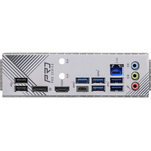 ASROCK B760 PRO RS/D4, LGA1700, B760, 4*DDR4, HDMI+DP, 4xSATA3 6.0 (RAID), M.2 Socket, 4xUSB 3.2, 2xUSB2.0, Type-C, ATX; 90-MXBKS0-A0UAYZ