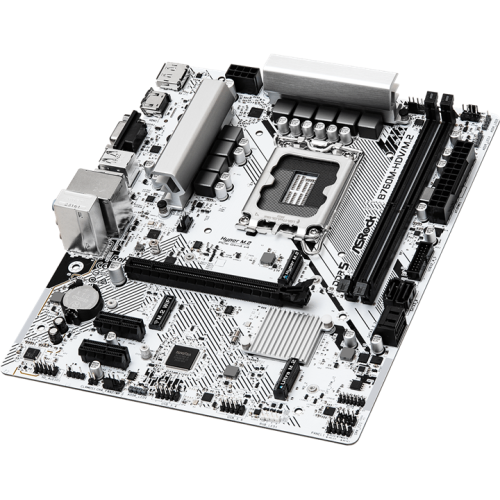 ASROCK B760M-HDV/M.2, LGA1700, B760, 2*DDR5, HDMI+DP+D-Sub, 4xSATA3 6.0 (RAID), M.2 Socket, USB 3.2, USB2.0, Type-C, mATX