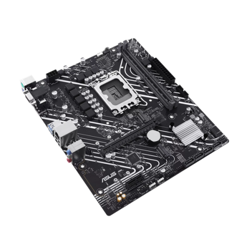 ASUS PRIME H610M-E-CSM, LGA1700, H610, 2*DDR5, DP+VGA + HDMI, SATA3, Audio, Gb LAN, USB 3.2, USB 2.0, COM*1 header (w/o cable), mATX ; 90MB1G10-M0EAYC