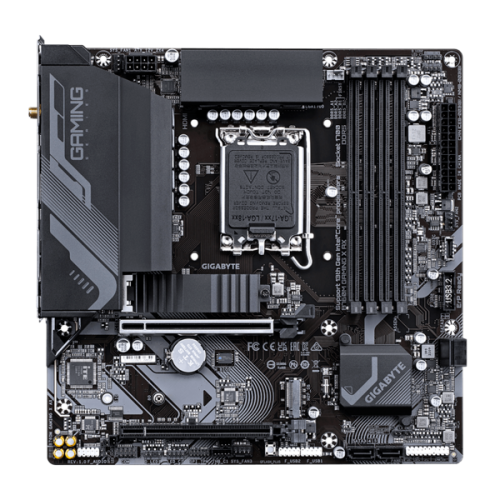 GIGABYTE B760M GAMING X AX, LGA1700, B760, 4*DDR5, DP+HDMI,  4 SATA 6 Гб/с, M2, Audio, Gb LAN, USB 3.2, USB 2.0, Type-C, COM*1 port, mATX