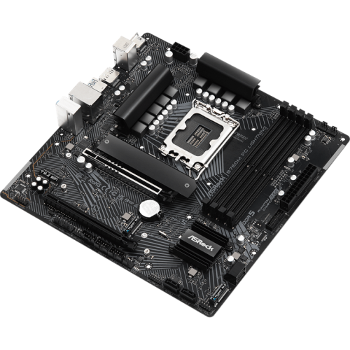 ASROCK B760M PG LIGHTNING, LGA1700, B760, 4*DDR5, HDMI+DP, 4xSATA3 6.0 (RAID), M.2 Socket, USB 3.2, USB2.0, Type-C, mATX