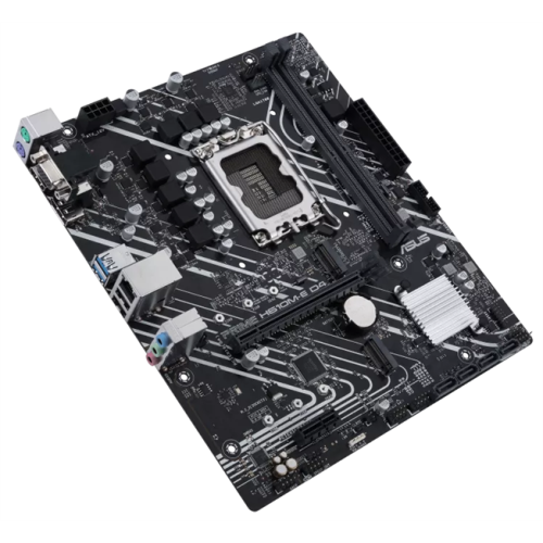 ASUS PRIME H610M-E D4-CSM, LGA1700, H610, 2*DDR4, DP+D-Sub + HDMI, SATA3, Audio, Gb LAN, USB 3.2*4, USB 2.0*6, COM*1 header (w/o cable), mATX ; 90MB19N0-M0EAYC