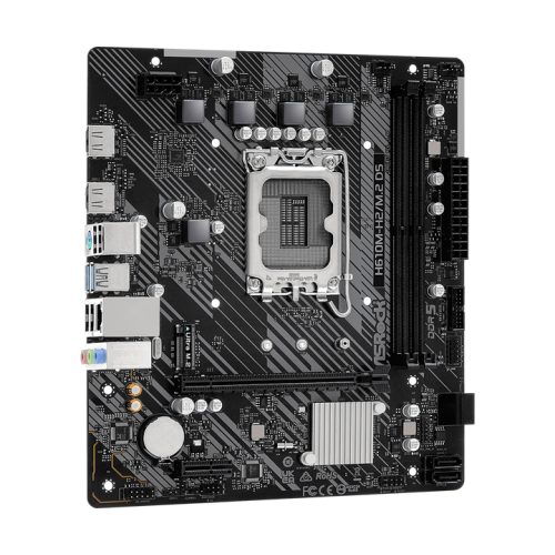 ASROCK H610M-H2/M.2 D5, LGA1700, H610, 2*DDR5, HDMI+DP, 4xSATA3 6.0 (RAID), M.2 Socket, USB 3.2, USB2.0, mATX