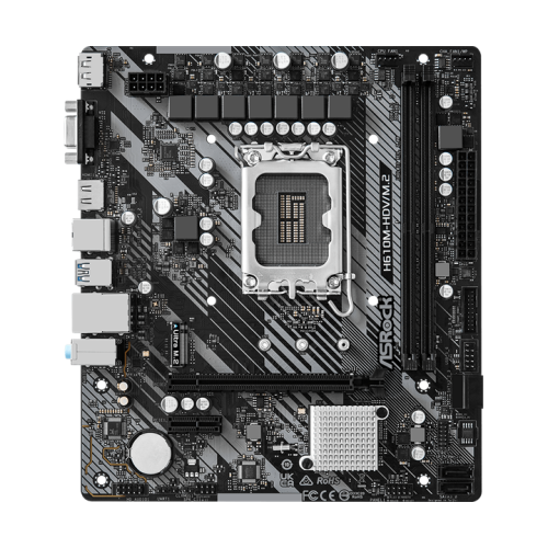 ASROCK H610M-HDV/M.2 R2.0, LGA1700, H610, 2*DDR4, DP+D-Sub+HDMI, 4xSATA3 6.0, M.2 Socket, USB 3.2, USB 2.0, mATX