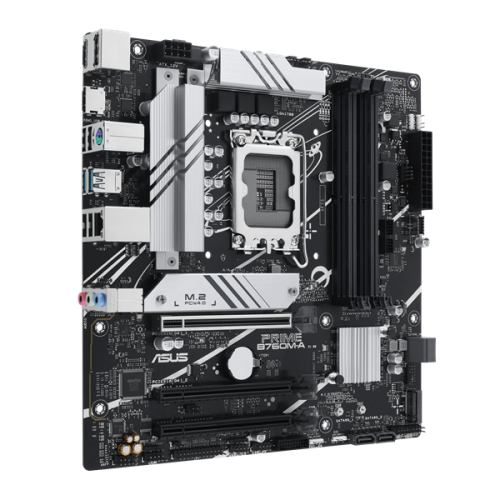 ASUS PRIME B760M-A-CSM, LGA1700, B760, 4*DDR5, 2xHDMI+DP, 4xSATA3 + RAID, 2xM2, Audio, Gb LAN, USB 3.2, USB 2.0, mATX; 90MB1EK0-M0EAYC