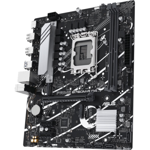 ASUS PRIME B760M-R D4, LGA1700, B760, 2*DDR4, HDMI, 4xSATA3 + RAID, M2, Audio, Gb LAN, USB 3.2, USB 2.0, mATX; 90MB1HA0-M0EAY0
