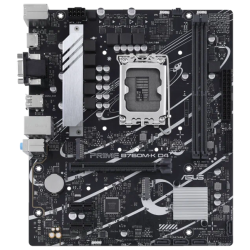 ASUS PRIME B760M-K D4, LGA1700, B760, 2*DDR4, HDMI+VGA, 4xSATA3 + RAID, M2, Audio, Gb LAN, USB 3.2, USB 2.0, mATX; 90MB1DS0-M0EAY0