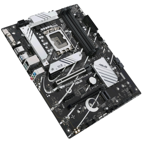 ASUS PRIME B760-PLUS D4, LGA1700, B760, 4*DDR4, HDMI+DP+VGA, 4xSATA3 + RAID, M2, Audio, Gb LAN, USB 3.2, USB 2.0, ATX; 90MB1CW0-M0EAY0