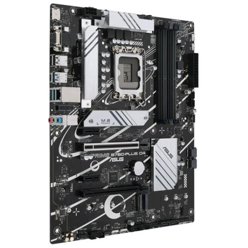 ASUS PRIME B760-PLUS D4, LGA1700, B760, 4*DDR4, HDMI+DP+VGA, 4xSATA3 + RAID, M2, Audio, Gb LAN, USB 3.2, USB 2.0, ATX; 90MB1CW0-M0EAY0