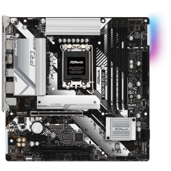 ASROCK B760M PRO RS, LGA1700, B760, 4*DDR5, DP+HDMI, 4xSATA3 6.0 (RAID), M.2 Socket, 4xUSB 3.2, 2xUSB 2.0, mATX; 90-MXBLH0-A0UAYZ