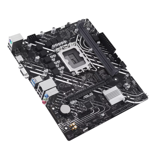 ASUS PRIME H610M-K ARGB, LGA1700, H610, 2*DDR5, VGA + HDMI, 4 SATA 6, M.2, USB 3.2, USB 2.0, mATX ; 90MB1G90-M0EAY0