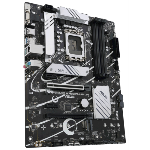 ASUS PRIME B760-PLUS D4, LGA1700, B760, 4*DDR4, HDMI+DP+VGA, 4xSATA3 + RAID, M2, Audio, Gb LAN, USB 3.2, USB 2.0, ATX; 90MB1CW0-M0EAY0