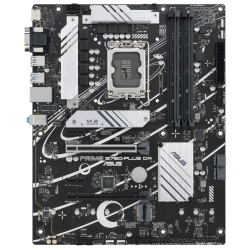 ASUS PRIME B760-PLUS D4, LGA1700, B760, 4*DDR4, HDMI+DP+VGA, 4xSATA3 + RAID, M2, Audio, Gb LAN, USB 3.2, USB 2.0, ATX; 90MB1CW0-M0EAY0