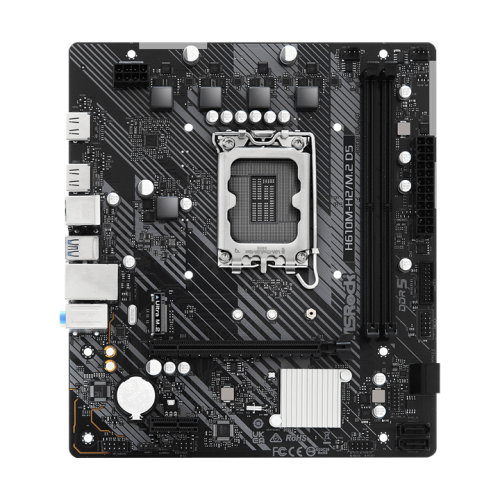 ASROCK H610M-H2/M.2 D5, LGA1700, H610, 2*DDR5, HDMI+DP, 4xSATA3 6.0 (RAID), M.2 Socket, USB 3.2, USB2.0, mATX