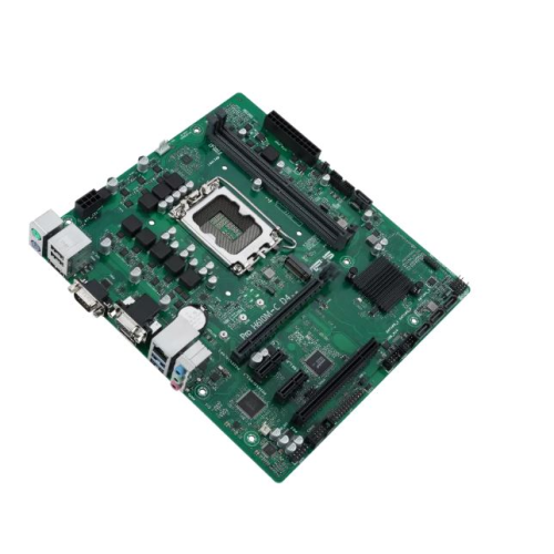 ASUS PRO H610M-C D4-CSM, LGA1700, H610, 2*DDR4, DP, D-Sub, HDMIx1, SATA3 + RAID, Audio, Gb LAN, USB 3.2*6, USB 2.0*6, COM port, mATX; 90MB1A30-M0EAYC
