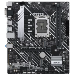ASUS PRIME H610M-A D4-CSM, LGA1700, H610, 2*DDR4, D-Sub + DP + HDMI, SATA3, Audio, Gb LAN, USB 3.2*4, USB 2.0*6, COM*1 header (w/o cable), mATX ; 90MB19P0-M0EAYC, 3 year