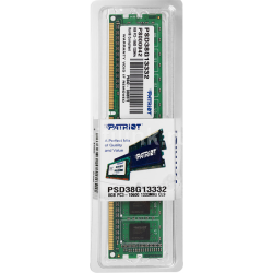 Patriot SL DDR3 8GB 1333MHz UDIMM , 512X8, 1*8GB, 9-9-9-24