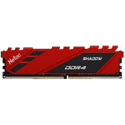 Netac Shadow 16GB DDR4-2666 C19 Red Memory module (DIMM)