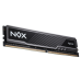 Apacer  DDR4  16GB  3600MHz DIMM NOX Black Gaming Memory (PC4-28800) CL18 1.35V Intel XMP 2.0, Heat Sink (Retail) 1024*8  3 years (AH4U16G36C25YMBAA-1)