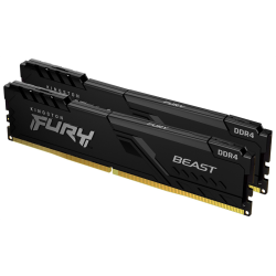 Kingston 32GB 3200MHz DDR4 CL16 DIMM (Kit of 2) 1Gx8 FURY Beast Black