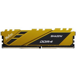 Netac Shadow 8GB DDR4-3600 C18 Yellow Memory module (DIMM)
