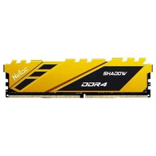 Netac Shadow 8GB DDR4-3200 C16 Yellow Memory module (DIMM)