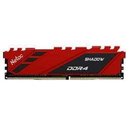 Netac Shadow 8GB DDR4-2666 C19 Red Memory module (DIMM)