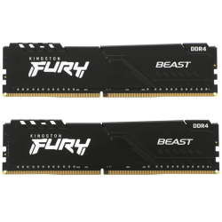 Kingston 64GB 3200MHz DDR4 CL16 DIMM (Kit of 2) FURY Beast Black