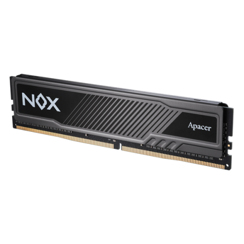 Apacer  DDR4  16GB  3600MHz DIMM NOX Black Gaming Memory (PC4-28800) CL18 1.35V Intel XMP 2.0, Heat Sink (Retail) 1024*8  3 years (AH4U16G36C25YMBAA-1)