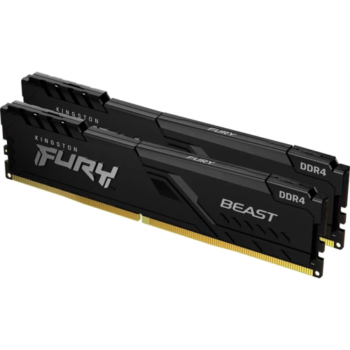 Kingston 16GB 3200MHz DDR4 CL16 DIMM (Kit of 2) FURY Beast Black